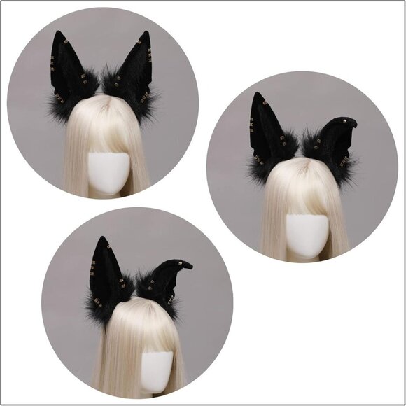 Animal Fur Headband Wolf Fox Jackal Ears Cosplay Fancy Dress Accessory main image 5